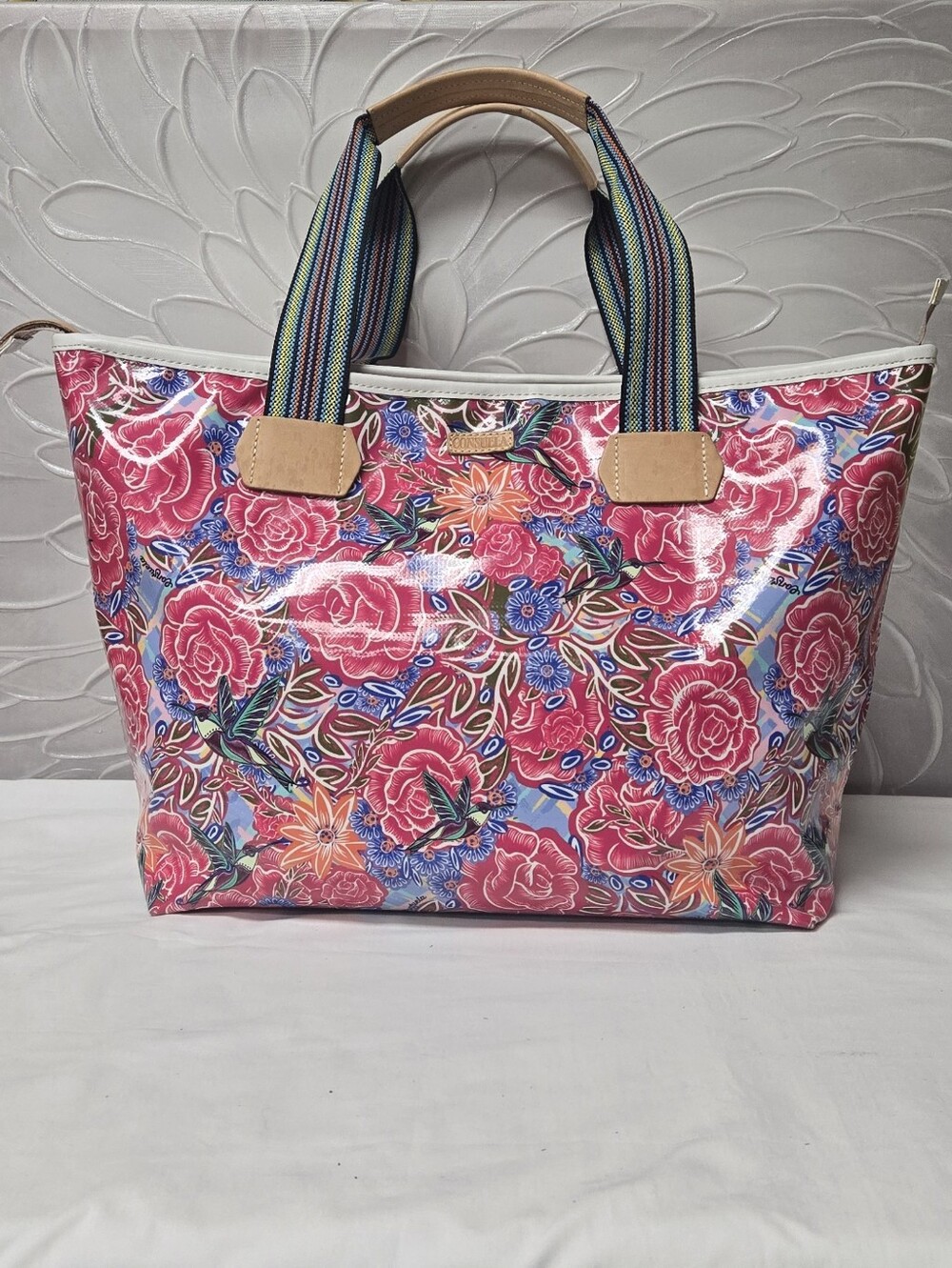 CONSUELA | Merlot Zipper Tote